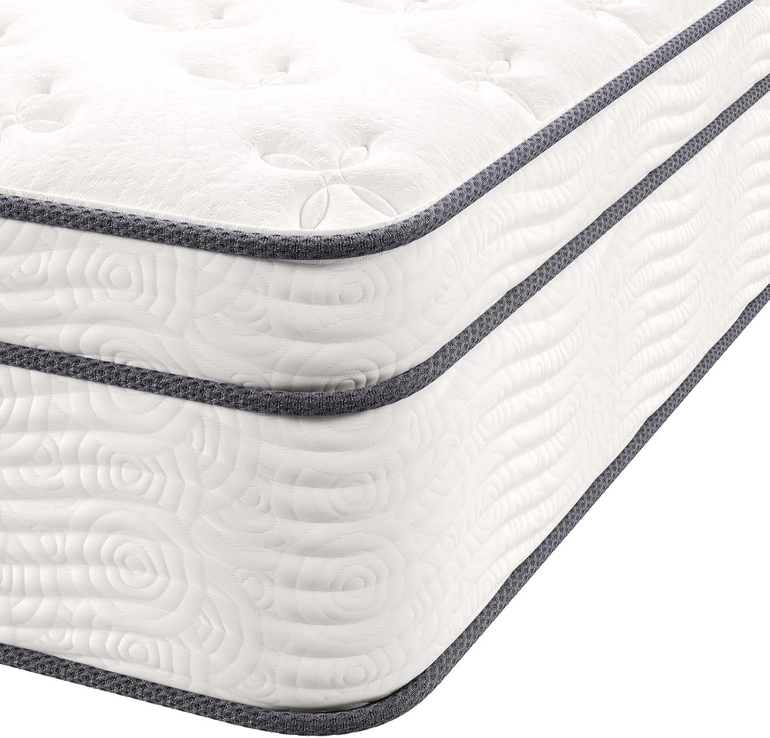 Queen Hybrid Mattress 14 Inch MemoryFoam WrappedCoils-2