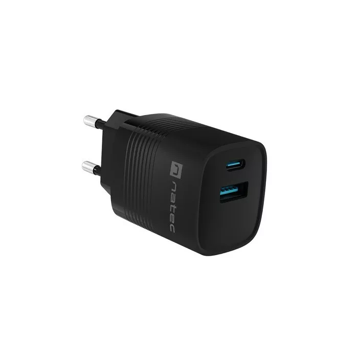 Nabíječka do sítě Ribera GAN 1X USB-A + 1X USB-C (NUC-2141)-0