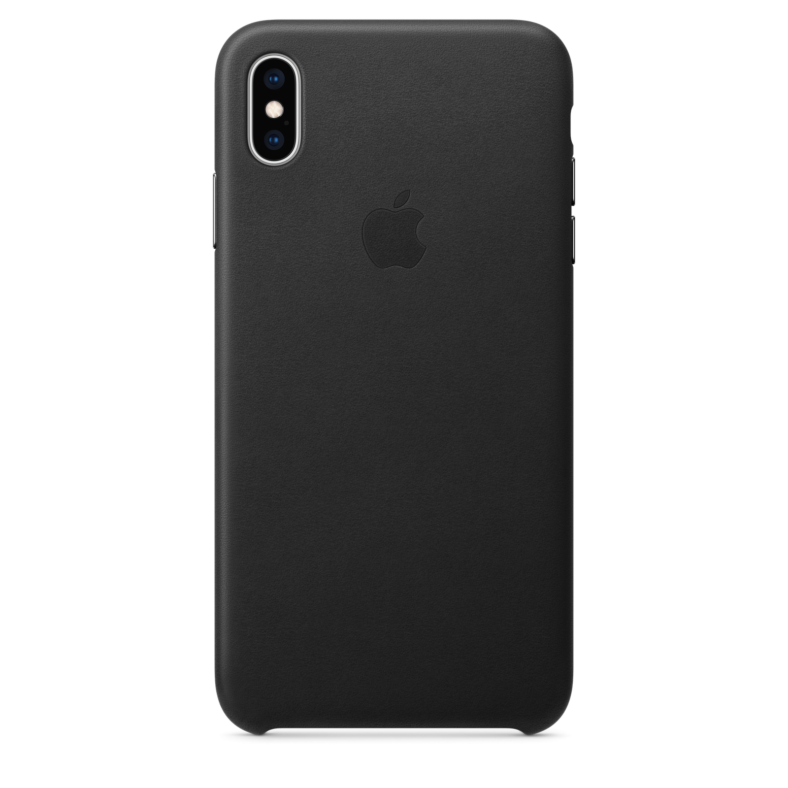Протектор Apple за iPhone XS Max, Кожа, Black (MRWT2ZM/A)-0