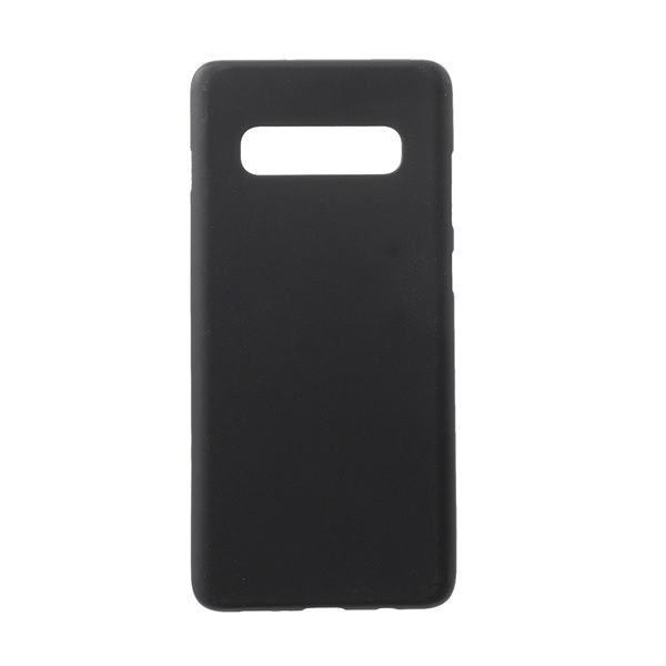 Protector de telefon din silicon (mat) NEGRU [Samsung Galaxy S10 (SM-G973)] (5996457851263) (5996457851263)-0