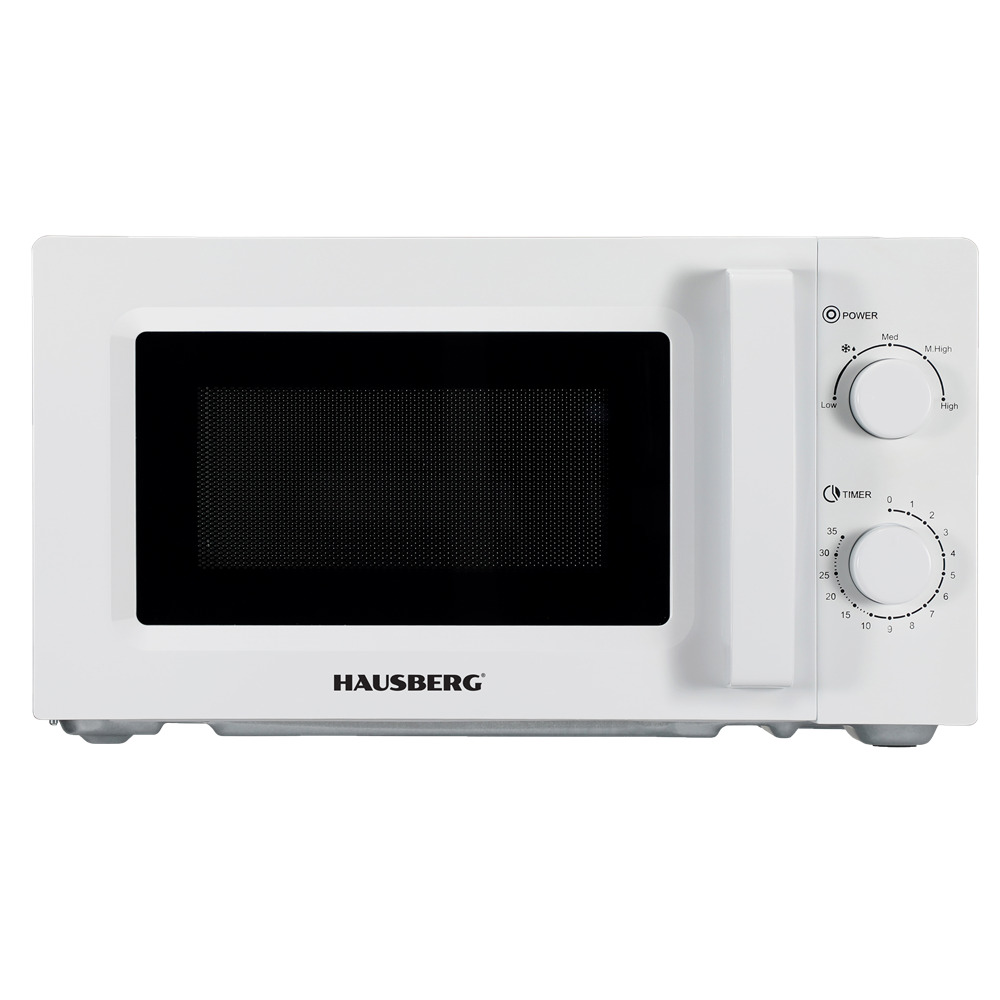 Hausberg HB-8008AB Szabadonálló mikrohullámú sütő 20L 1800W - Fehér (HB-8008AB)-0