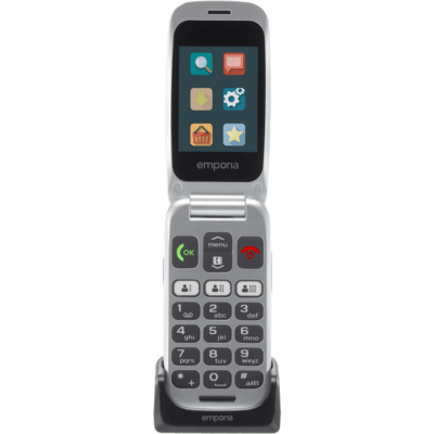 Emporia ONE 6,1 cm (2.4") 97 g Czarny, Szary (V200.v3.sg.01)-0