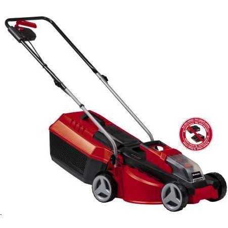 Masina electrica de tuns gazonul pe acumulator Einhell PXC GE-CM 18/30 Li-Solo, latime taiere 30 cm, inaltime taiere 3 trepte 30-70 mm, sac 25l livrat fara acumulator si incarcator (3413157)-0