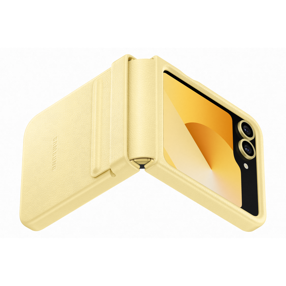 Samsung EF-VF741PYEGWW кейс за мобилен телефон 17 см (6.7") Калъф Жълт (OSAM-EF-VF741PYEG)-0