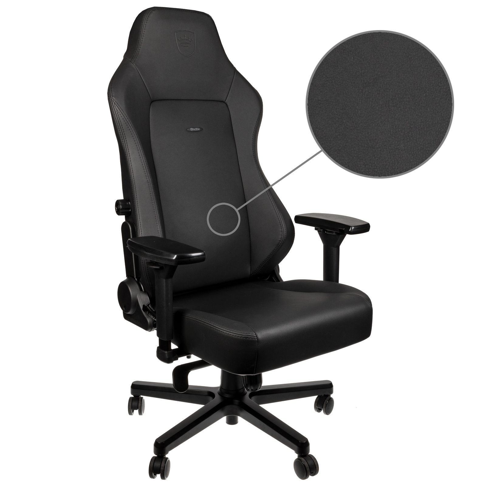 Геймърски стол noblechairs HERO, Black Edition (NBL-HRO-PU-BED)-0