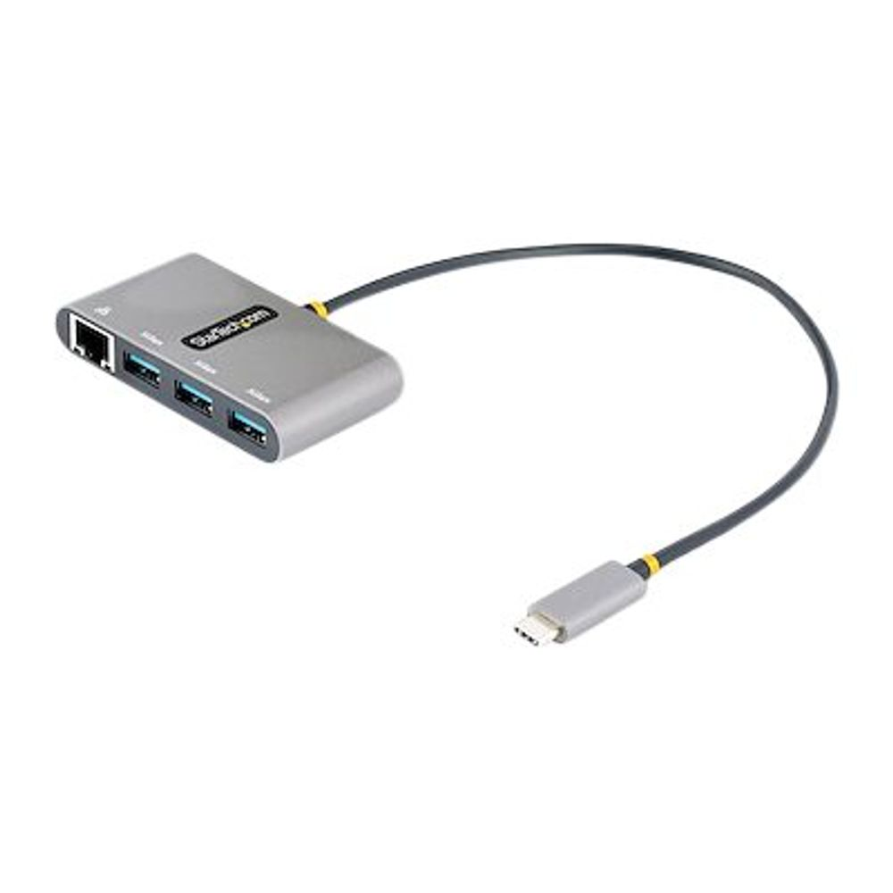 StarTech.com HB30C3A1GEA2 dokovací stanice/replikátor portů Kabel USB 3.2 Gen 1 (3.1 Gen 1) Type-C Šedá (HB30C3A1GEA2)-0