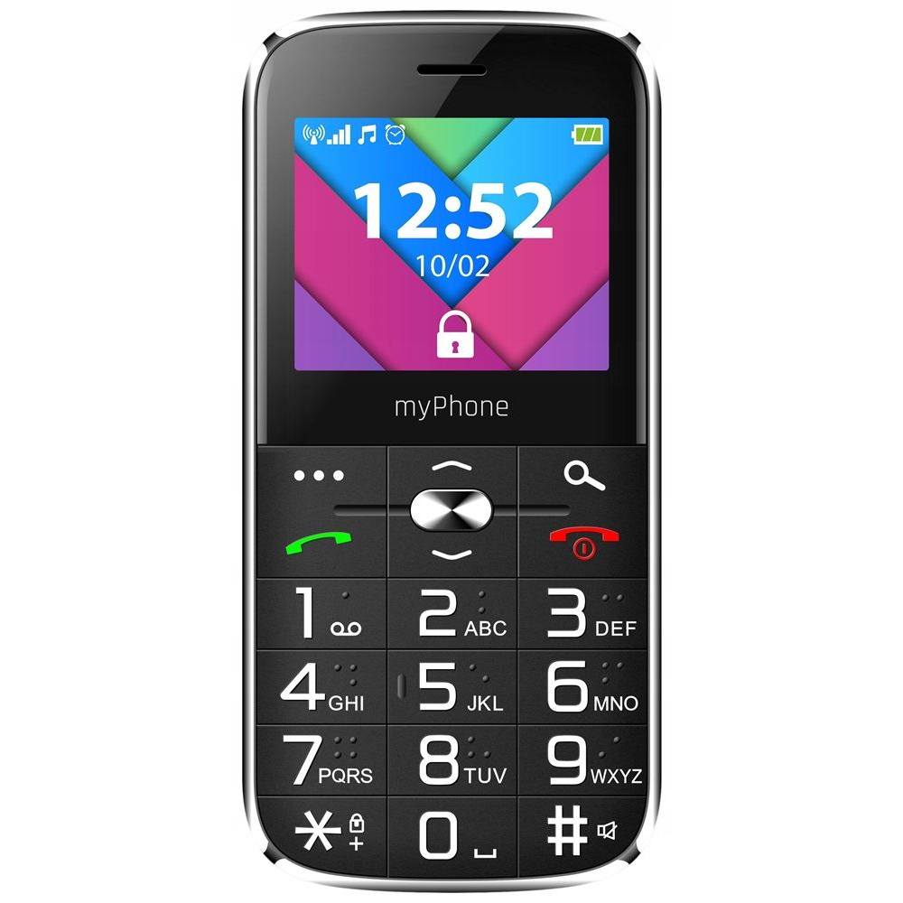 Telefon mobil MyPhone Halo C, Dual SIM, Black (5902983609315)-0