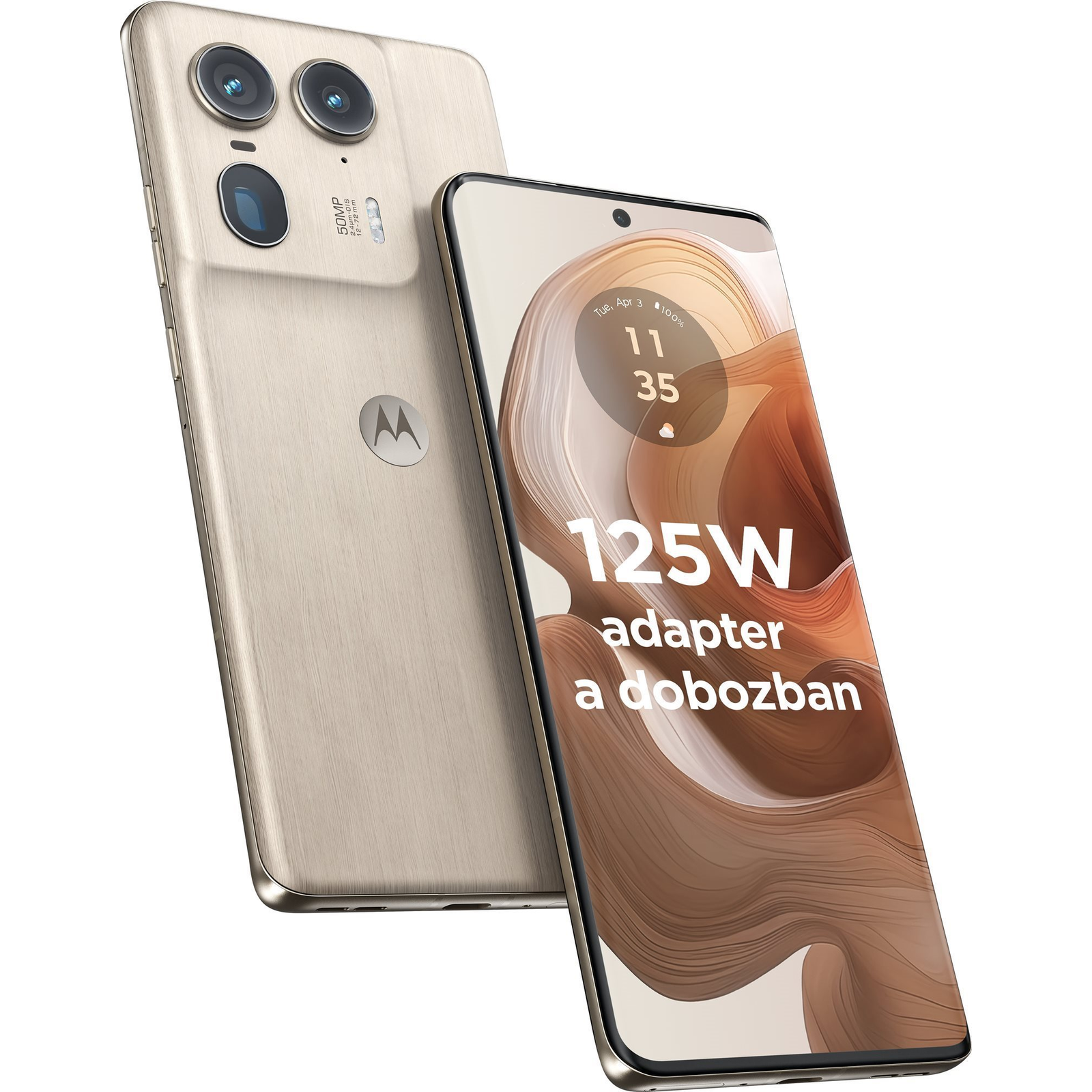 Motorola Smartphone Edge 50 Ultra 16 GB / 1 TB 5G Nordic Wood (PB0Y0023PL)-0