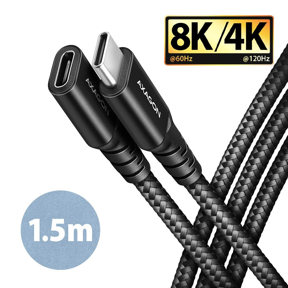 BUCM32-CF15AB Gen2 prodlužovací kabel USB-C - USB-C 1.5m, 5A, 20Gbps, PD (BUCM32-CF15AB)-0