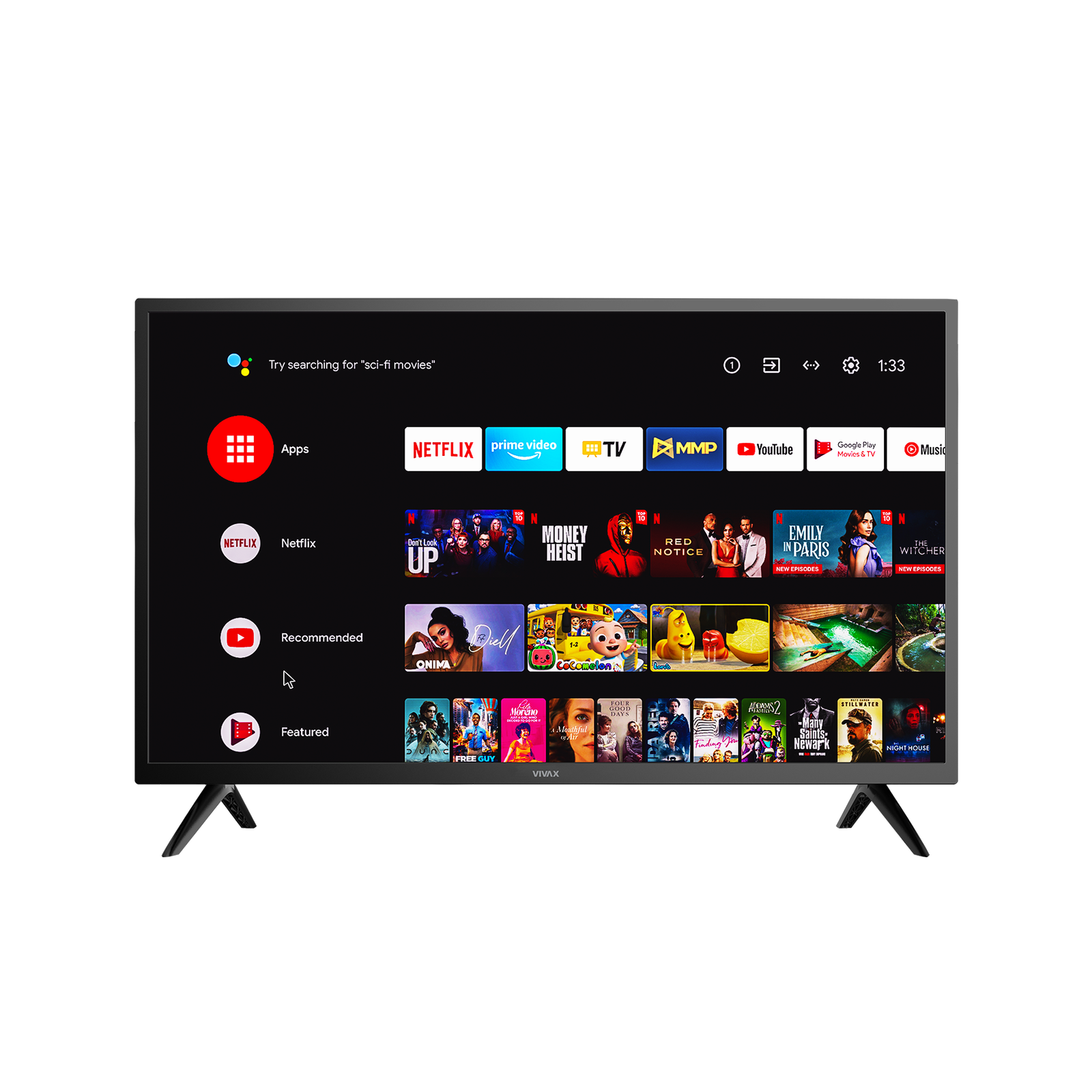 Telewizor LED Vivax 32LE20K 32" HD Ready czarny (32LE20K)-0