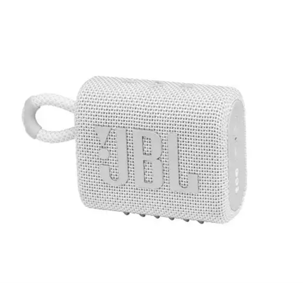 Boxa portabila JBL GO3, IPX67, Bluetooth, Alb (JBLGO3WHT)-0