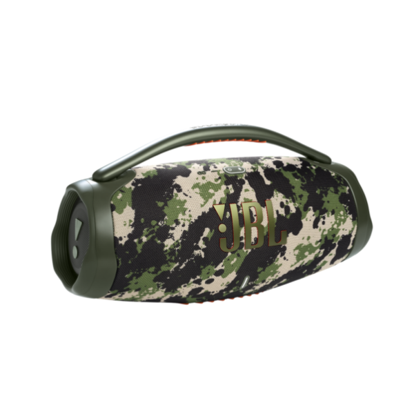 Преносима тонколона JBL Boombox 3, 180W, Bluetooth, 24H, IP67, PartyBoost, Camouflage (JBLBOOMBOX3SQUADEP)-0
