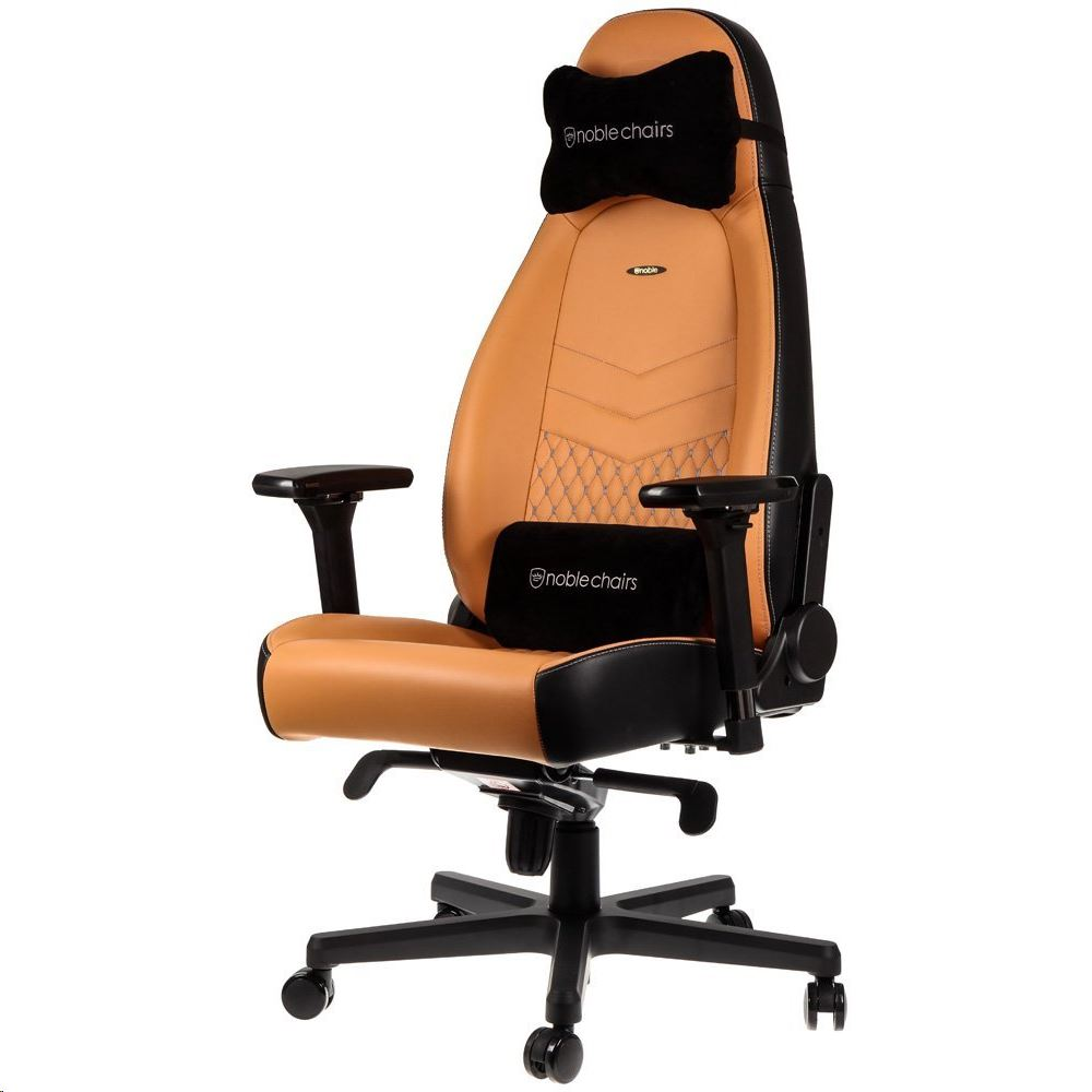 Noblechairs ICON piele negru/maro (NBL-ICN-RL-CBK) (NBL-ICN-RL-CBK)-0
