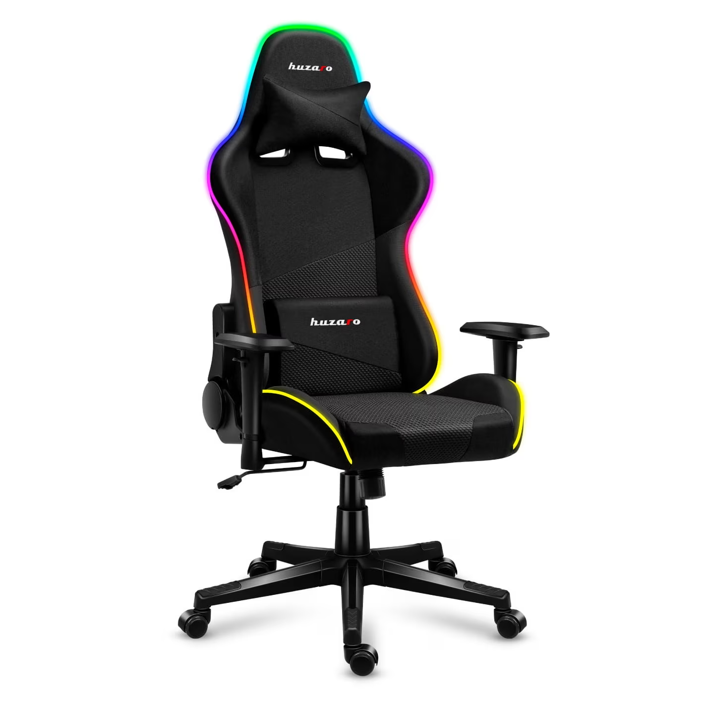 Herné kreslo Huzaro Force 6.2 Black RGB (HZ-FORCE 6.2 BLACK RGB)-0