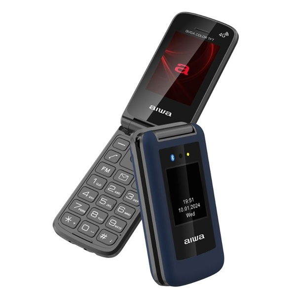 Telefon GSM AIWA FP-30-4G/BL niebieski (FP-30-4G/BL)-0