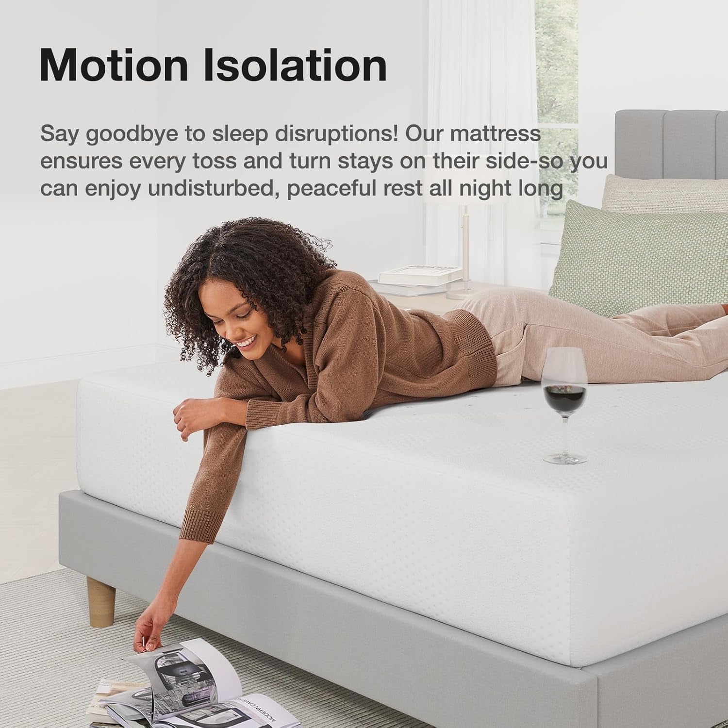 Queen NanoGel Memory Foam Mattress Cooling Technology-4