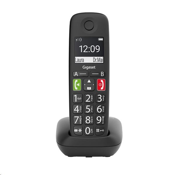 Telefon stacjonarny Gigaset E290 Czarny (S30852-H2901-S201)-0