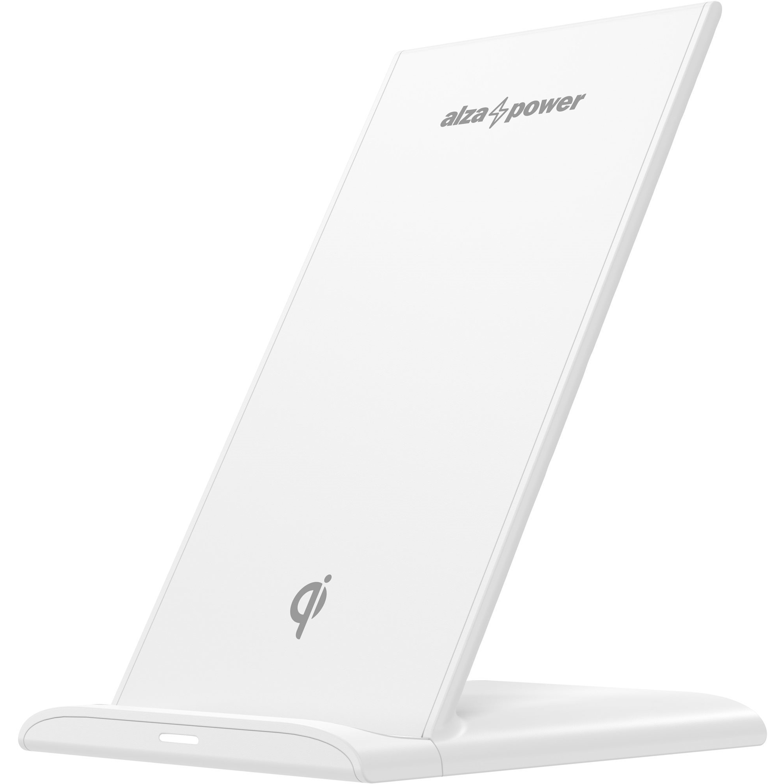 AlzaPower WF220 Wireless Fast Charger fehér (APW-CCWF220W)-0