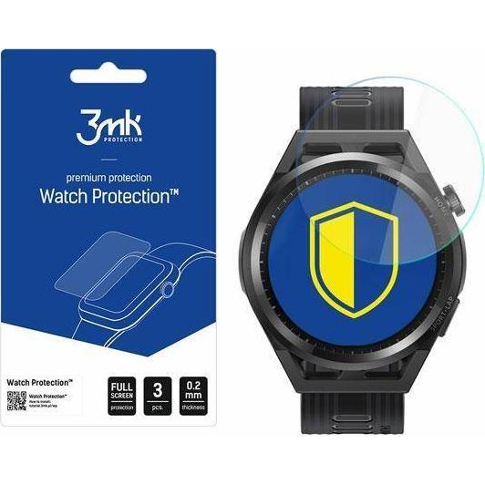 Протектор за екран на смарт часовник Huawei Watch GT Runner 3MK FlexibleGlass, прозрачен (3MK2923)-0