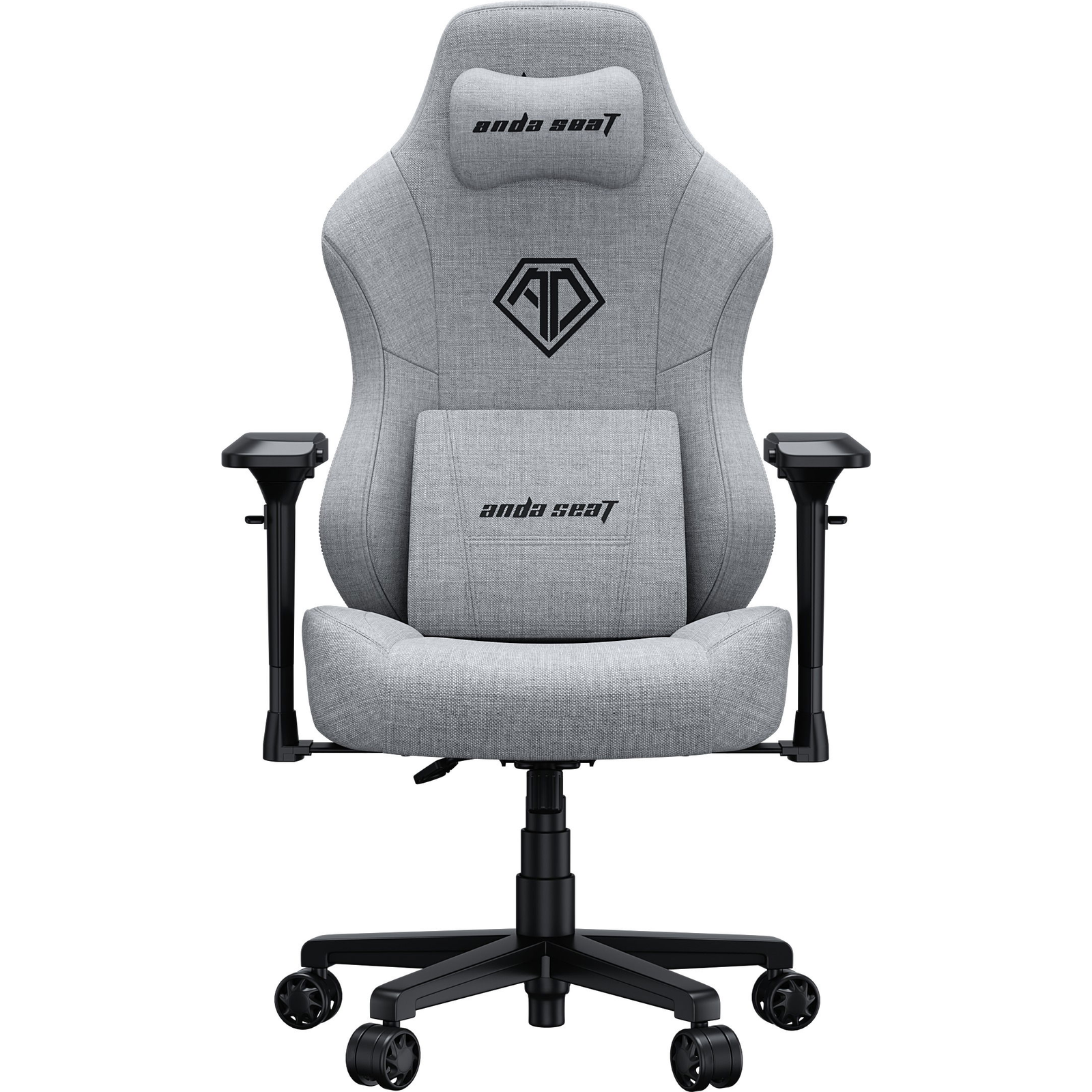 Anda Seat Phantom 3 Pro Premium Gaming Chair - L size - Grey Fabric (AD18YC-06-G-F)-0