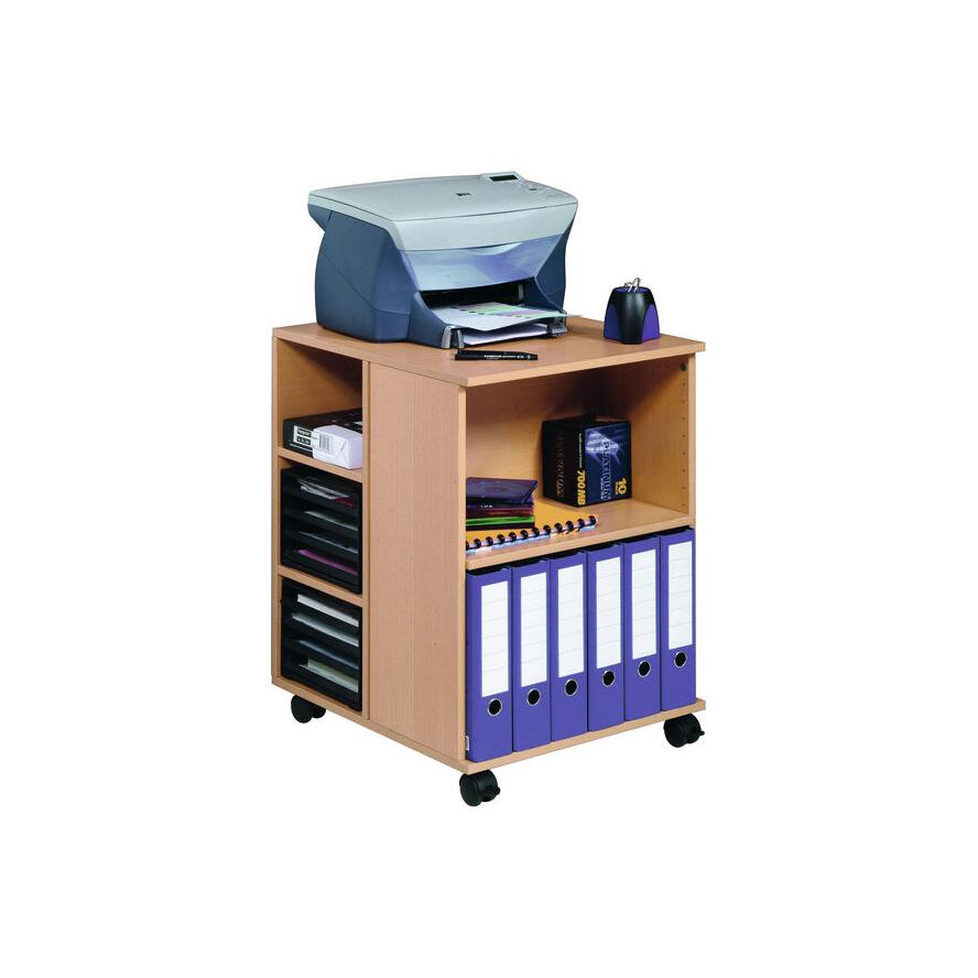 Durable DURABLE Multifunktions-Wagen 74/59 offen 528x748x592mm Buche (311347)-0