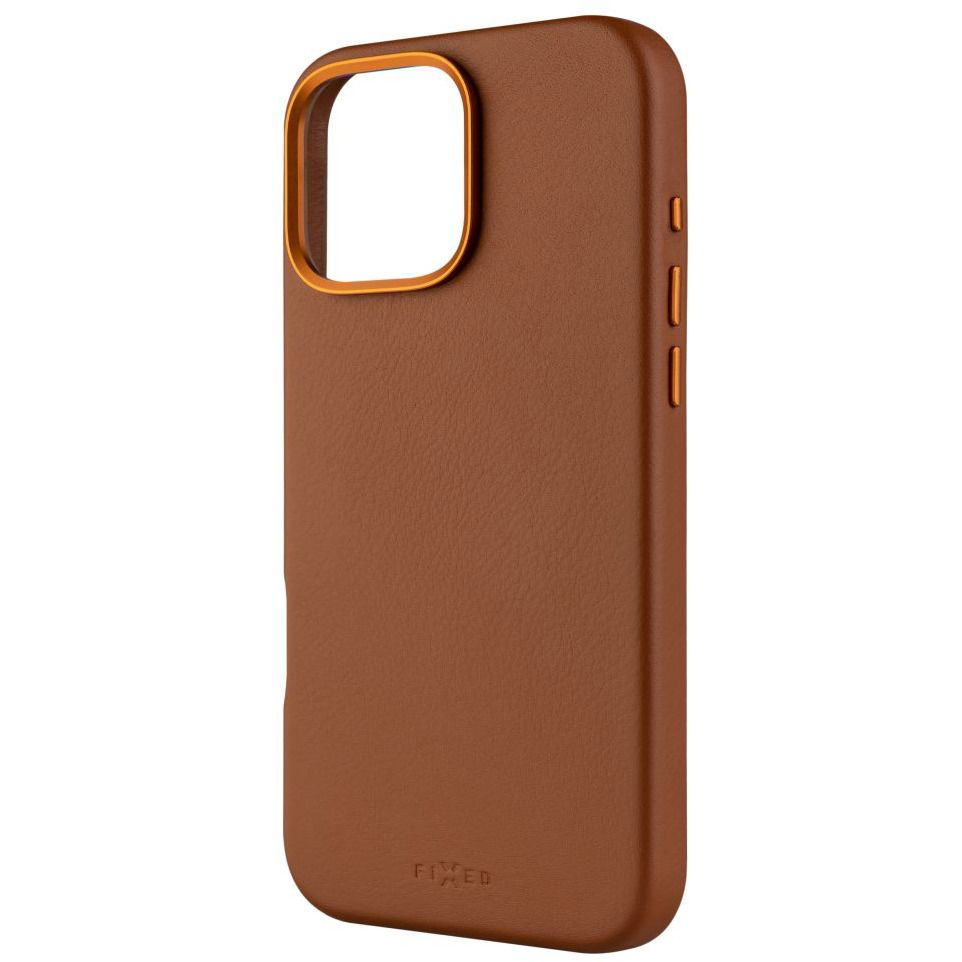 Husa telefon FIXED MagLeather pentru Apple iPhone 16 Pro Max, maro, 256420 (FIXLM-1403-BRW)-0