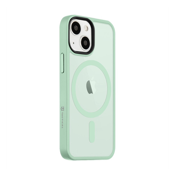 Tactical MagForce Hyperstealth Apple iPhone 13 mini Magsafe hátlap tok, áttetsző/világoszöld (57983113567) (57983113567)-0