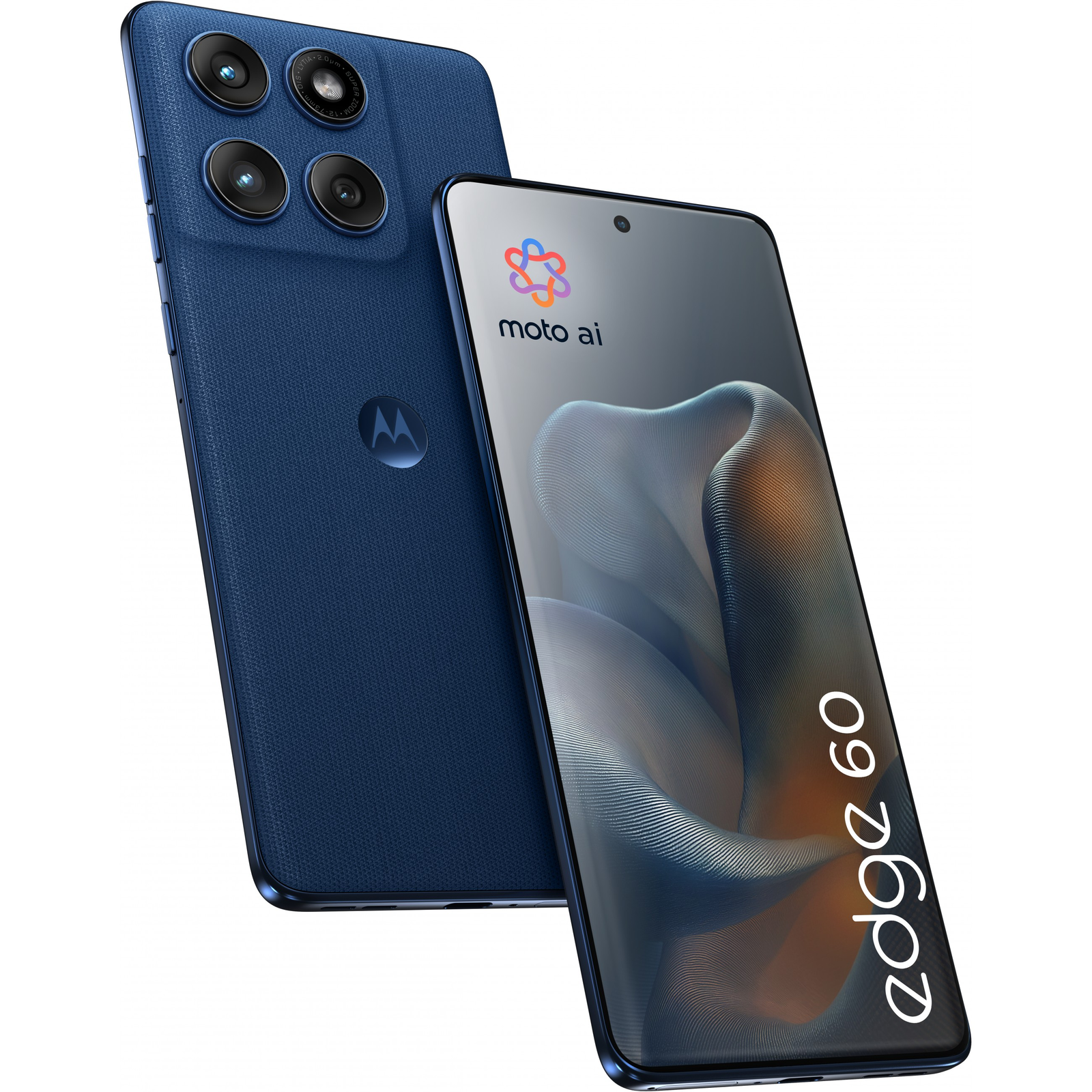 Motorola edge 60 16,9 см (6.67") Двойна SIM карта Android 15 5G UBS тип C 12 GB 512 GB 5200 mAh Син (PB7H0020ES)-0
