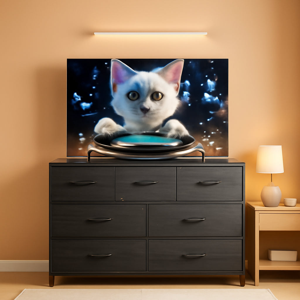 TV Stand For 45 Inch TV With Durable Fabric Drawers-0