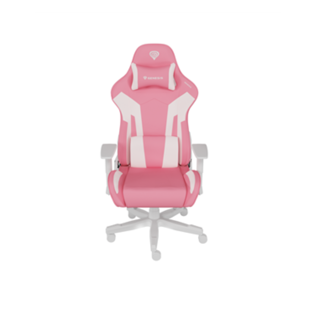 Genesis Nitro 710 Eco bőr Gamer szék - Rózsaszín/Fehér (NFG-1929)-0
