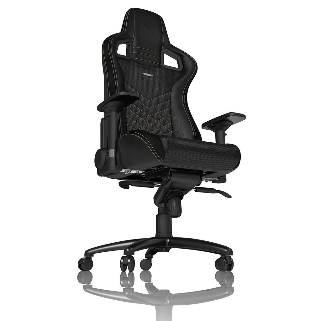 Herné kreslo noblechairs EPIC Gaming Chair ekokoža čierna (NBL-PU-GOL-002)-0