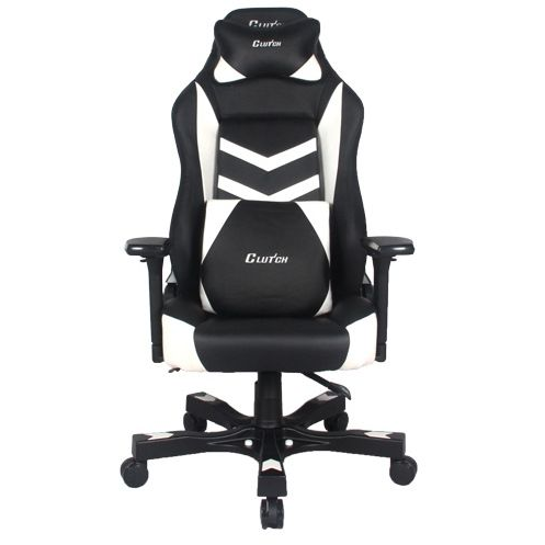 Fotel Clutch Chairz Shift Charlie biały (STC77BW) (STC77BW)-0