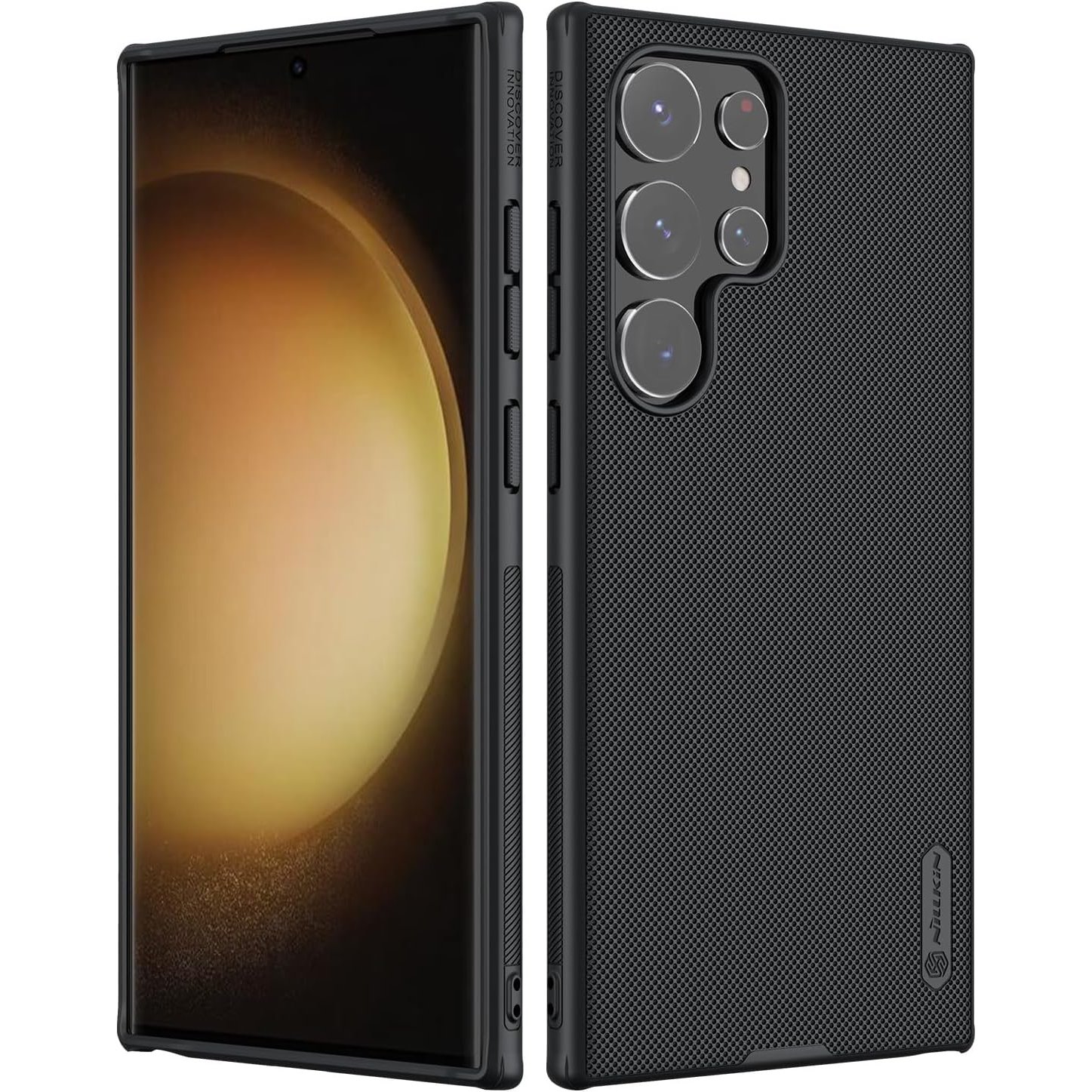 Husa pentru Samsung Galaxy S24 Ultra - Nillkin Super Frosted Shield Pro - Black (57983118481)-0