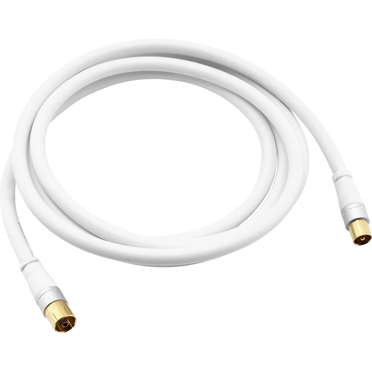 Oehlbach OB 33113 Koax antenna kábel 3m - Fehér (OB 33113)-0