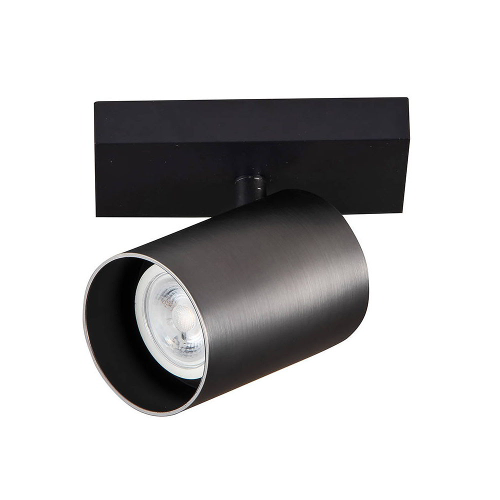 Yeelight Smart Spotlight двоен RGB LED Spod, Wi-Fi, 1xGU10, 700 lm, димируем, бяла и цветна светлина (2700-6500K), гласово управление, Черен (YLDDL-0083-B)-0