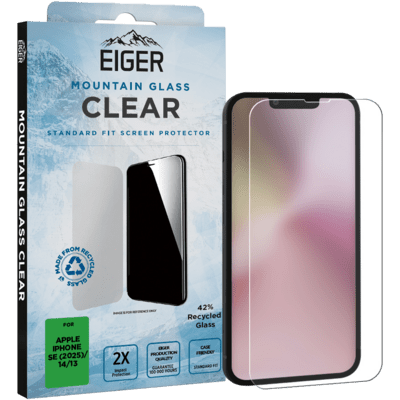 Eiger SP Mountain Glass Clear iPhone 16e/14/13/13Pro (EGSP01024)-0