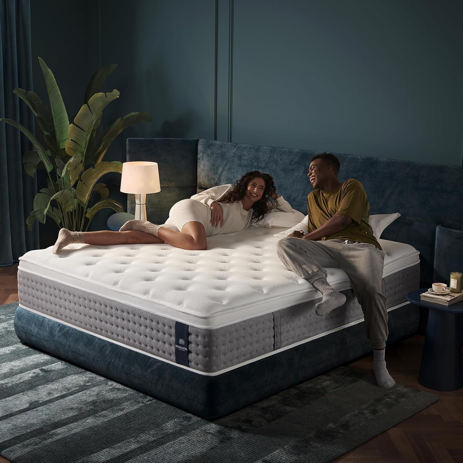 King Size Memory Foam Hybrid Mattress FiberglassFree-0