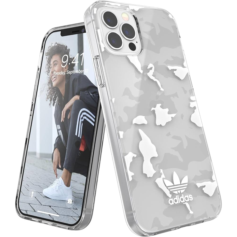 Adidas OR SnapCase Camo Apple iPhone 12 / 12 Pro Tok - Áttetsző/Terepmintás (43705)-0