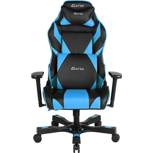 Fotel Clutch Chairz Gear Series Bravo Niebieski (GRB66BBL) (GRB66BBL)-0