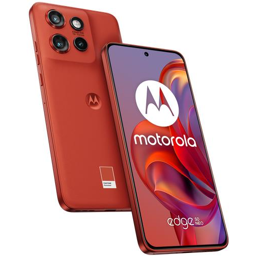 Motorola Edge 50 Neo 16,1 см (6.36") Двойна SIM карта Android 14 5G UBS тип C 8 GB 256 GB 4310 mAh Червен (PB310045RO)-0