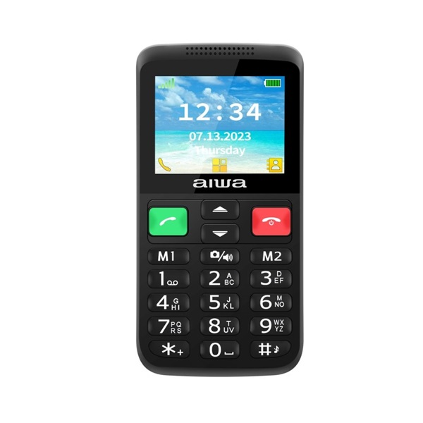 Aiwa FPH-S200-2G 2,4" fekete mobiltelefon (FPH-S200-2G)-0
