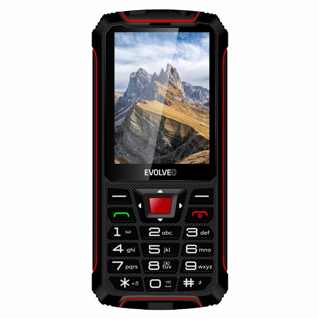 Evolveo StrongPhone W4 Dual-Sim mobiltelefon fekete-piros (SGP-W4-BR) (SGP-W4-BR)-0