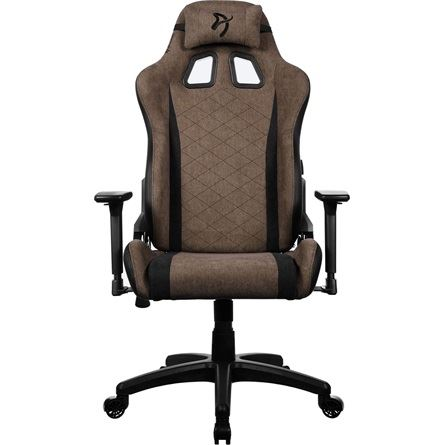 Стол Gaming Arozzi Avanti Soft Fabric, Облегалка за глава, Регулируем, Макс. 120 кг, Кафяв (AVANTI-SFB-BWN)-0