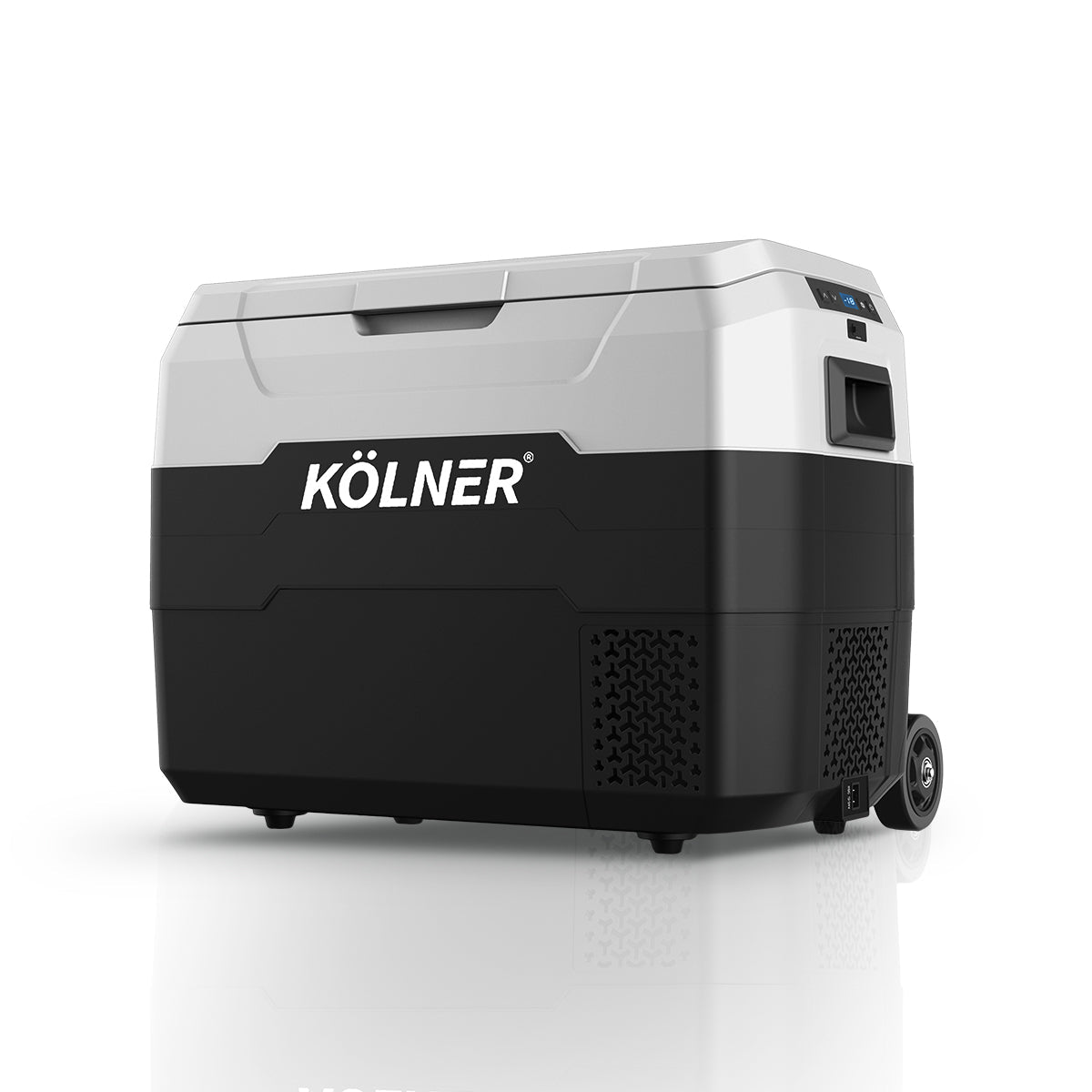 NNEDPE Kolner 40L Portable Fridge Cooler Freezer Refrigerator w/ Trolley-0