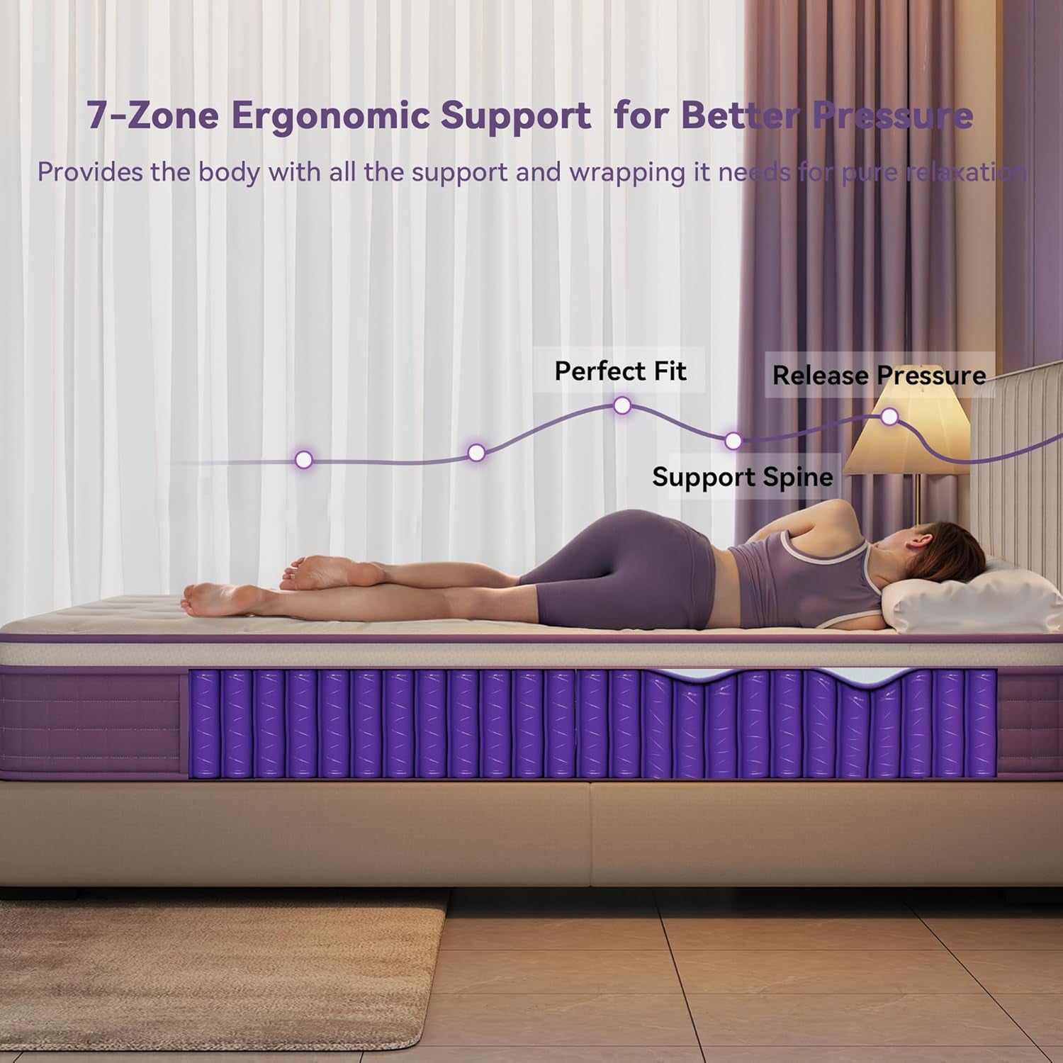 Queen Hybrid GelMemoryFoam Mattress In Box CertipurUS-1