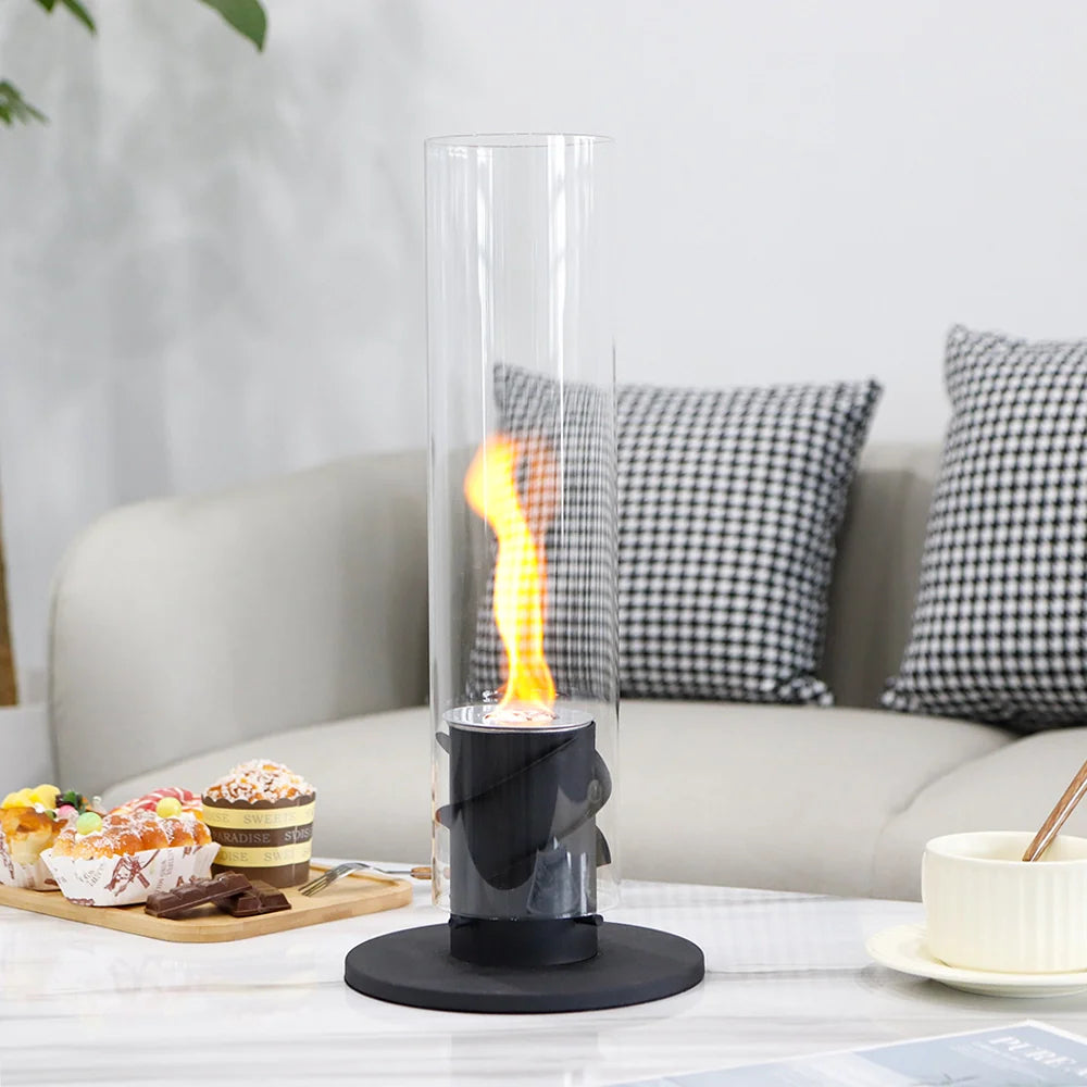 17''H Clean-Burning Bio Ethanol Ventless Fireplace-1