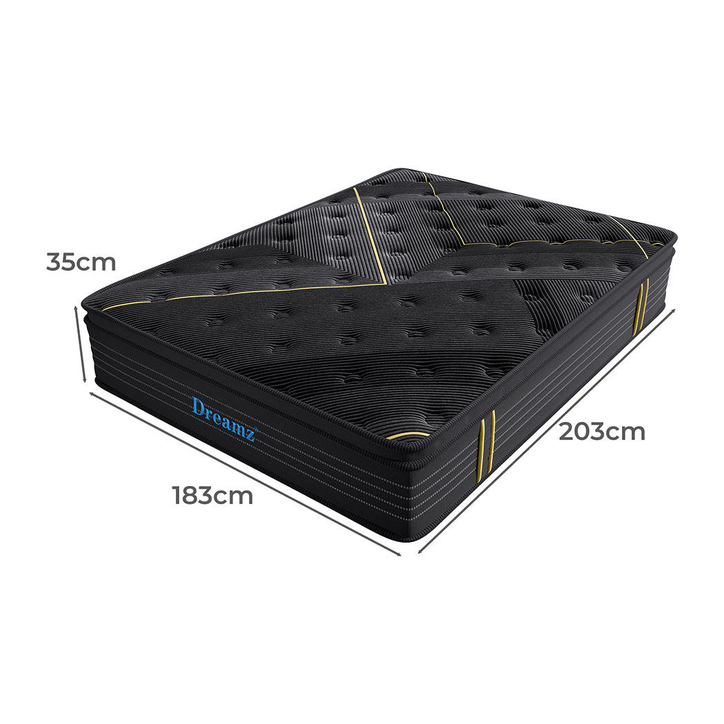 NNEIDS Dreamz Spring Mattress Bamboo Euro Top King-0