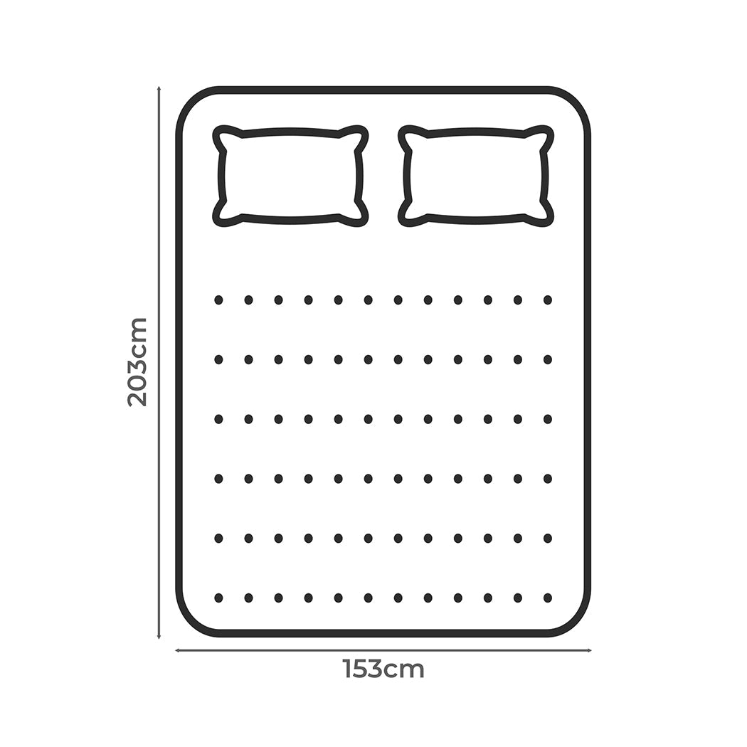NNEIDS Dreamz Pillowtop Mattress Topper thickness 5cm-1