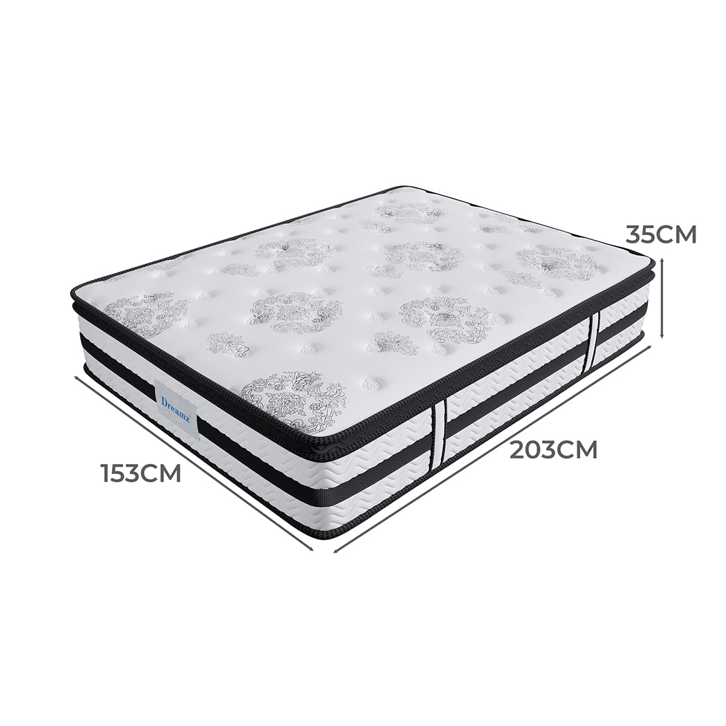 NNEIDS Dreamz Spring Mattress Bed Pocket Egg Queen-1