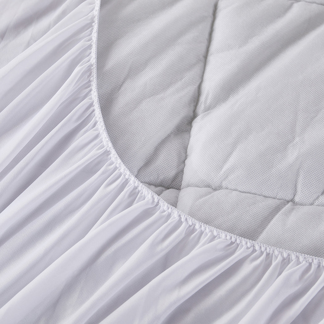 NNEIDS Dreamz Bamboo Pillowtop Mattress Topper Queen-3